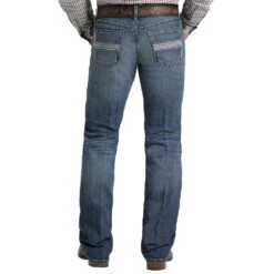Cinch Ian Slim Fit Medium Stonewash Jeans -Cinc Clothing Shop MB53336001 3