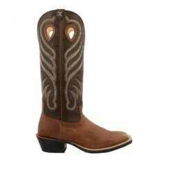 Twisted X Men's Buckaroo Buff Tan Vamp And Burnt Olive Shaft Cowboy Boot -Cinc Clothing Shop MBK0035 03
