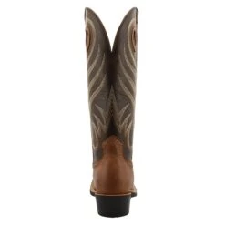 Twisted X Men's Buckaroo Buff Tan Vamp And Burnt Olive Shaft Cowboy Boot -Cinc Clothing Shop MBK0035 05