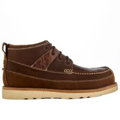Men`s Twisted X 4` Distressed Saddle Cognac Elephant Nano Toe Wedge Work Boot -Cinc Clothing Shop MCAN002 4