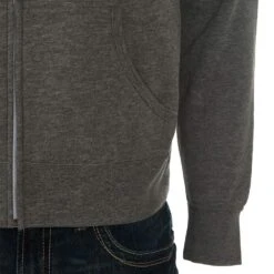 Modern Cowboy Gray Full Zip Hooded Sweatshirt -Cinc Clothing Shop MCBZH H2 MODERN COWBOY 2