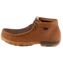 Twisted X Men's Clay Cocoa Basketweave Nano Toe Driving Moc -Cinc Clothing Shop MDMNT02 3