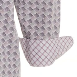 Wrangler Men's George Strait Purple Print Long Sleeve Button-Down Western Shirt 10 Wrangler Men's George Strait Purple Print Long Sleeve Button-Down Western Shirt -Cinc Clothing Shop MGSP947 3