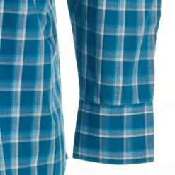 Wrangler Men's George Strait Blue Plaid Long Sleeve Shirt 9 Wrangler Men's George Strait Blue Plaid Long Sleeve Shirt -Cinc Clothing Shop MGSQ941 2