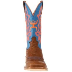 Twisted X Men's Hooey By Cognac Bullhide 12in. Neon Blue Top Cowboy Boots -Cinc Clothing Shop MHY0004 1