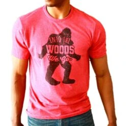 Mason Jar Label Llc Vintage Red Bigfoot Tee Shirt