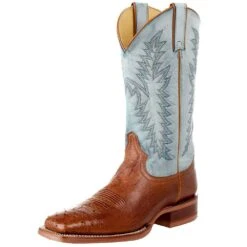 Justin Boots Men's NRS Exclusive Vintage Cognac Smooth Ostrich Cowboy Boot -Cinc Clothing Shop MJ2500 1