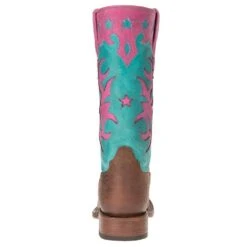 Macie Bean Boots Kid's Bone Mad Dog Cowgirl Boots -Cinc Clothing Shop MK9096 3