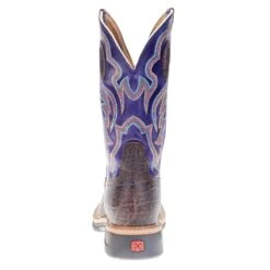 Twisted X Men's Brown Elephant Print 12in. Purple Alloy Toe Work Boots -Cinc Clothing Shop MLCA006 3