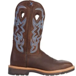 Twisted X Men's Brown Pebble Steel Toe Lite Weight Cowboy Work Boots -Cinc Clothing Shop MLCS003 5