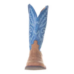 Twisted X Men's Ruff Stock Tan 14in. Sky Blue Top Cowboy Boot -Cinc Clothing Shop MRS0062 1