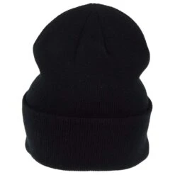 Mcintire Saddlery Black Beanie With Smiley Patch -Cinc Clothing Shop MS BEANIESB 02