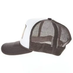 Mcintire Saddlery White And Grey Howdy Foam Trucker Cap -Cinc Clothing Shop MS CAP51 WHITE GREY 03