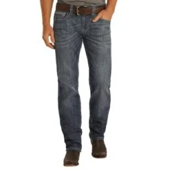 Rock N Roll Cowboy Men's And Denim Pistol Stackable Jean -Cinc Clothing Shop MSP1756 1