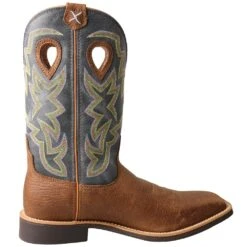 Twisted X Men`s Peanut And Navy Top Hand Cowboy Boot -Cinc Clothing Shop MTH0026 4