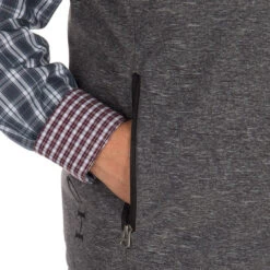 Cinch Mens Charcoal Bonded Concealed Carry Vest -Cinc Clothing Shop MWV1082002 2