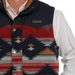 Cinch Men's Quilted Vest -Cinc Clothing Shop MWV1533004 04