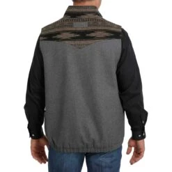 Cinch Men's Conceal Carry Aztec Vest -Cinc Clothing Shop MWV1543002 1