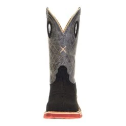 Twisted X Men's Rubberized Brown 12in. Grey CellStretch Alloy Toe Work Boots -Cinc Clothing Shop MXBA002 1