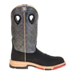 Twisted X Men's Rubberized Brown 12in. Grey CellStretch Alloy Toe Work Boots -Cinc Clothing Shop MXBA002 4