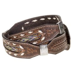 Men's Nocona Western Belt With Conchos And Inlay -Cinc Clothing Shop N210000802 34 1