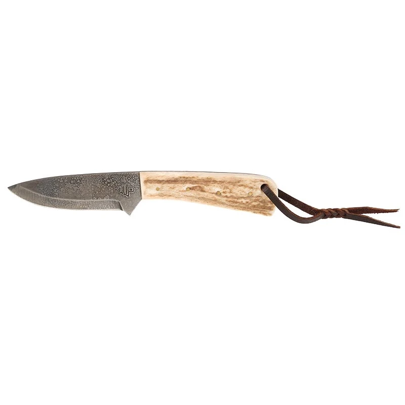 Nrs Ranch Knives Cowtown Tombstone Knife W/ Plain Leather Sheath 5 Nrs Ranch Knives Cowtown Tombstone Knife W/ Plain Leather Sheath - Image 3