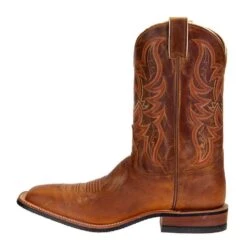 Justin BootsMen`s Brown Distressed Cognac Boot -Cinc Clothing Shop P9117 2