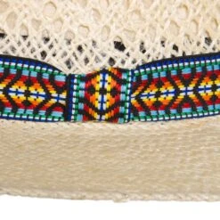 Rodeo King Tracker Jute With Tapestry Band 3 1/in.` Brim Fashion Straw Hat -Cinc Clothing Shop RK313 3