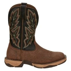 Tony Lama Men's Medford Brown WP Soft Toe Wide Square Toe Work Boot -Cinc Clothing Shop RR3374 5