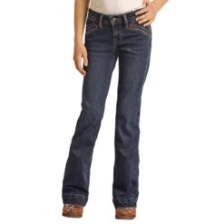 Rock & Roll Denim Smiley Pocket Mid Rise Trousers -Cinc Clothing Shop RRGD5MR0GG 2