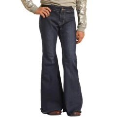 Rock & Roll Denim Blue Bell Bottoms -Cinc Clothing Shop RRGD7PR0FZ 2