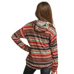 Rock & Roll Denim Girls All Over Print Hoodie -Cinc Clothing Shop RRGT94R0C9 2