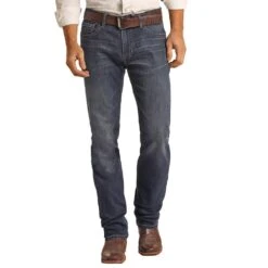 Rock N Roll Cowboy Men's Revolver Dark Vintage Wash Jean 5 Rock N Roll Cowboy Men's Revolver Dark Vintage Wash Jean -Cinc Clothing Shop RRMD1RRYWW 2
