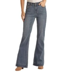 Rock & Roll Denim Women's N Vintage High Rise Trousers -Cinc Clothing Shop RRWD5HRZQM 2