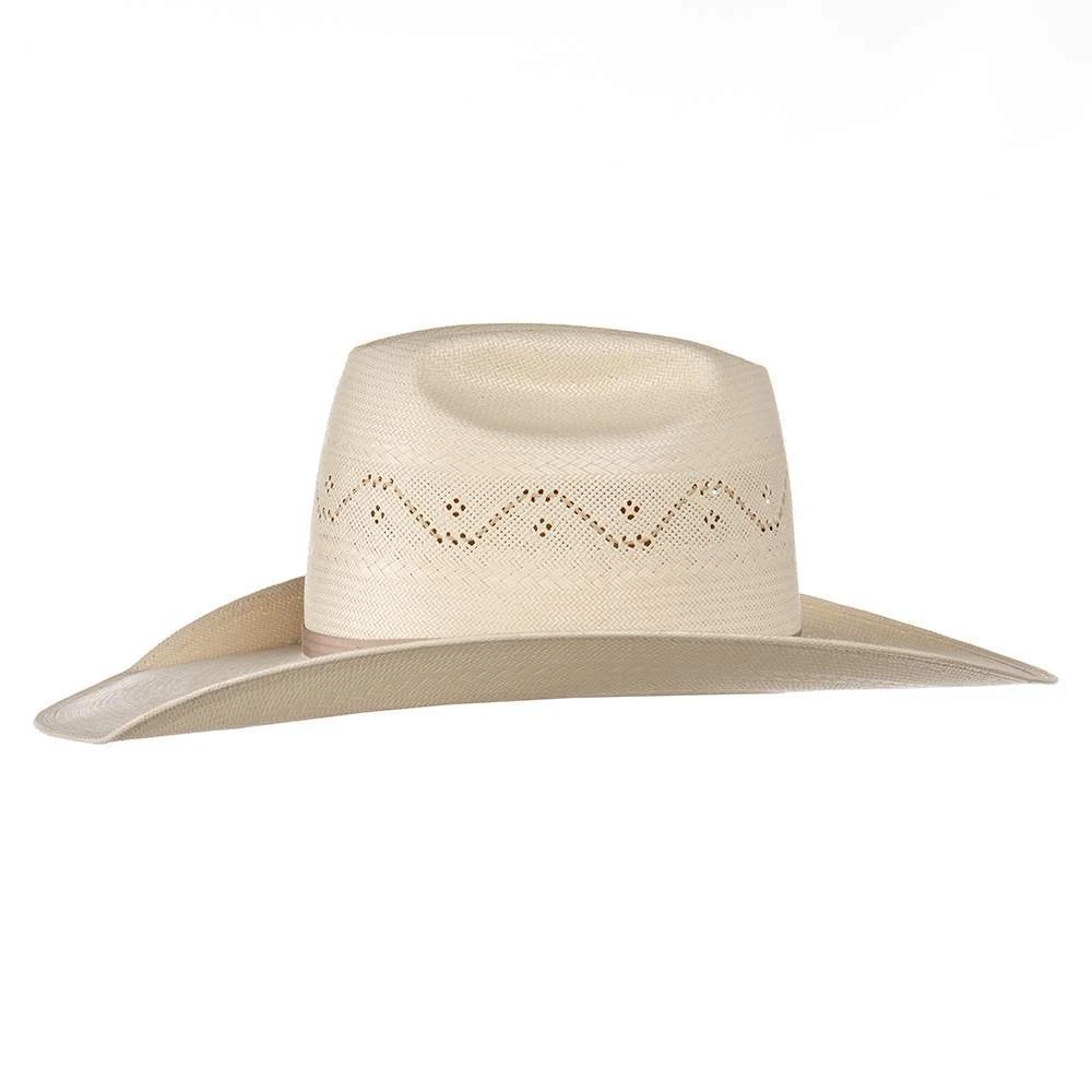 Resistol Dakota Ridge 4 1/4in. Brim Open Crown Straw Cowboy Hat 6 Resistol Dakota Ridge 4 1/4in. Brim Open Crown Straw Cowboy Hat - Image 4