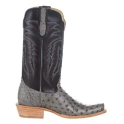 R Watson Boots Men`s Serpentine Bruciato FQ Ostrich 13in. Black Sinatra Cowhide -Cinc Clothing Shop RW4518 1 51