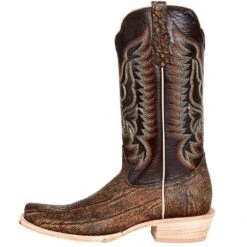 R Watson Boots Men's R Watson Safari Tan Cape Buffalo 13in. Chocolate Sinatra Top Boots -Cinc Clothing Shop RW7101 1 3