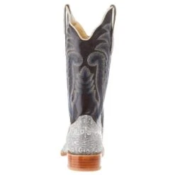 R Watson Boots Mens Natural Ring Tail Lizard 13in Chocolate Cowhide Boot -Cinc Clothing Shop RW7900 2 04