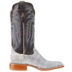 R Watson Boots Mens Natural Ring Tail Lizard 13in Chocolate Cowhide Boot -Cinc Clothing Shop RW7900 2 05