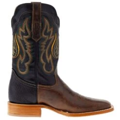 R Watson Boots Men's Antique Miel Goat 11in. Black Luster Goat Top -Cinc Clothing Shop RW8003 2 05