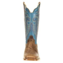 R Watson Boots Men`s Palomino Tan Cowhide 13` Blue Luster Top Square Toe -Cinc Clothing Shop RW8005 2 1