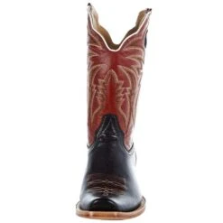 R Watson Boots Men's R Watson Black Sinatra Cowhide 11in. Indian Orange Top Boots 9 R Watson Boots Men's R Watson Black Sinatra Cowhide 11in. Indian Orange Top Boots -Cinc Clothing Shop RW8022 1 2