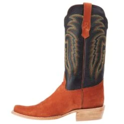 R Watson Boots Men's Cognac Boar 13in Black Sinatra Top Boot -Cinc Clothing Shop RW8603 1 02