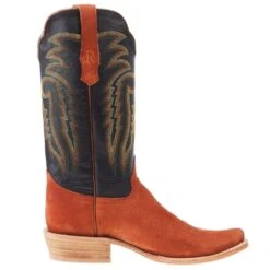 R Watson Boots Men's Cognac Boar 13in Black Sinatra Top Boot -Cinc Clothing Shop RW8603 1 05