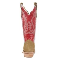 R Watson Boots R Womens Sand Roughout 13in Red Top Boot -Cinc Clothing Shop RWL8407 1 4