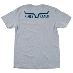 Kimes Ranch Men's Dark Grey Heather Tee -Cinc Clothing Shop S23 12032424 03
