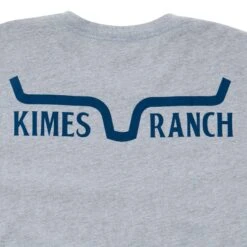 Kimes Ranch Men's Dark Grey Heather Tee -Cinc Clothing Shop S23 12032424 04