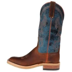 Anderson Bean Men's Crazy Horse Leather Briar Vamp W/ 13in. Danube Mad Dog Top Cowboy Boot -Cinc Clothing Shop S3000 2