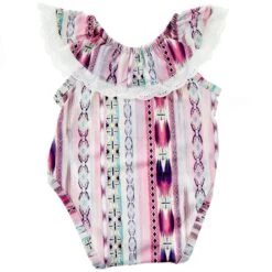 Shea Baby Girl's Southwest Lace Onesie -Cinc Clothing Shop SBS16 02