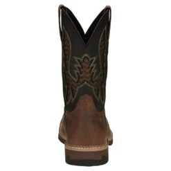 Justin Boots Men`s Stampede Bolt Pecan Water Buffalo 11` Black Water Buffalo Soft Toe 10 Justin Boots Men`s Stampede Bolt Pecan Water Buffalo 11` Black Water Buffalo Soft Toe -Cinc Clothing Shop SE4112 4